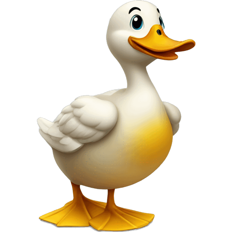 duck with his thumbs up emoji