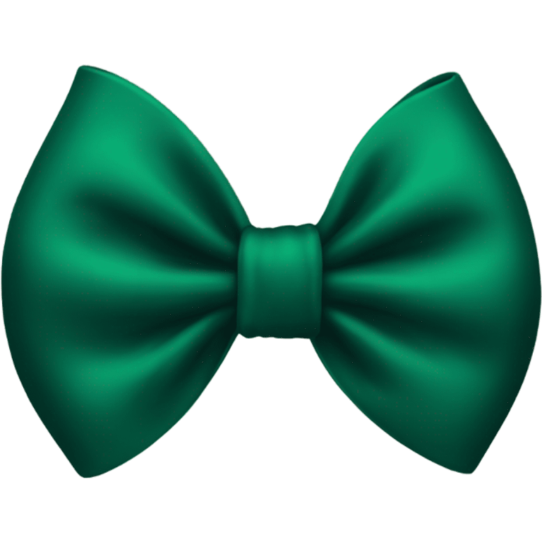 dark green bow emoji