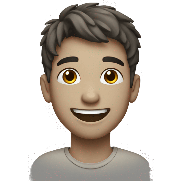 cheerful boy emoji