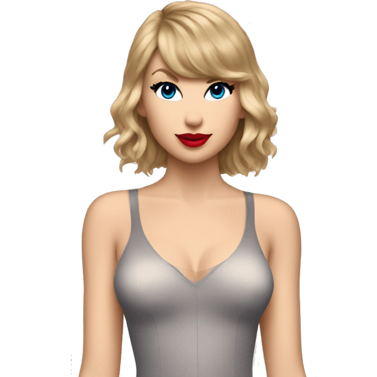 taylor swift in lover bodysuit emoji