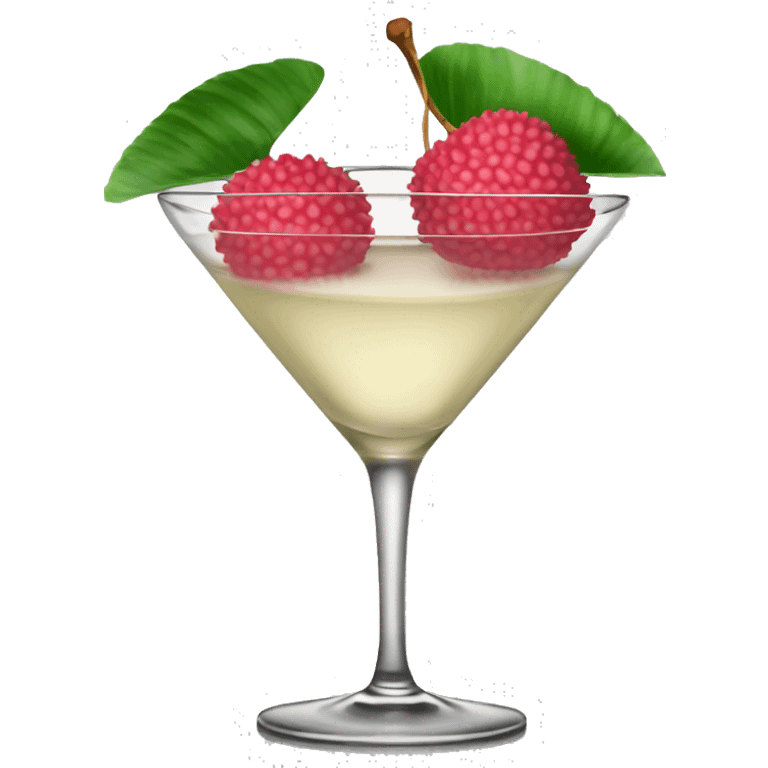 Lychee Martini emoji