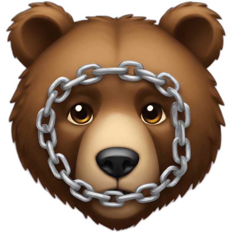 bear chains emoji