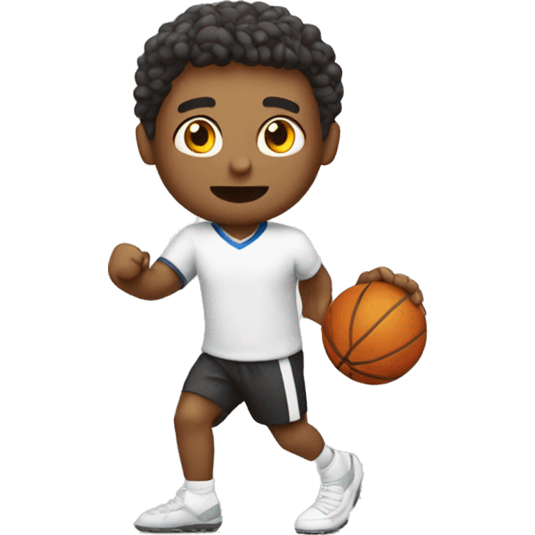 quero um homem branco praticando  esporte  emoji