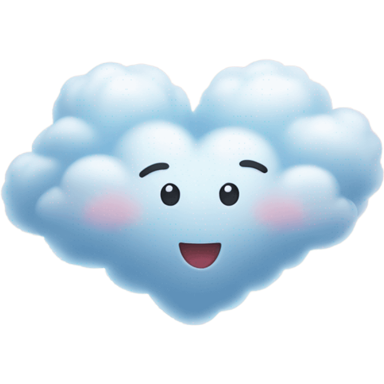 Love cloud emoji