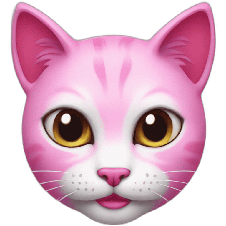 devil cat pink emoji