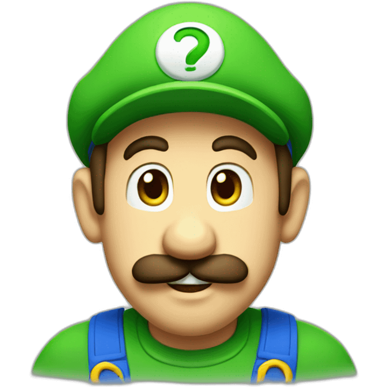 Luigi face emoji