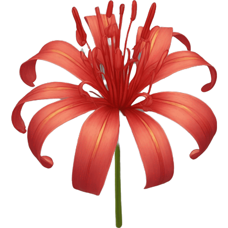 Red lycoris emoji