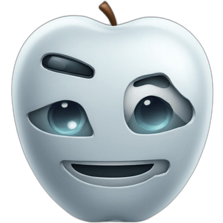 Roboter smile apple emoji