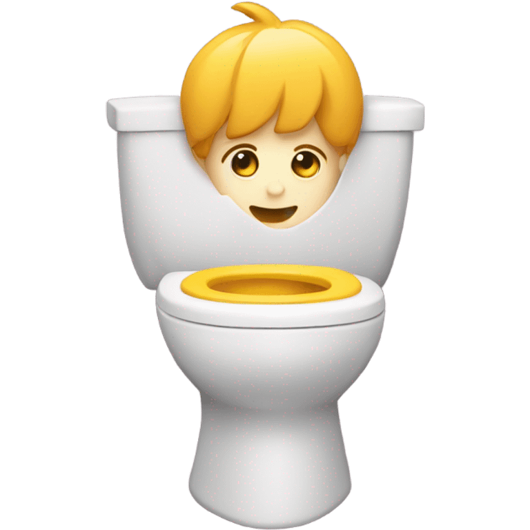 Children's toilet for babies emoji