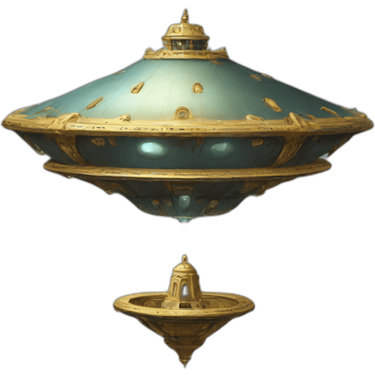 Baroque UFO emoji