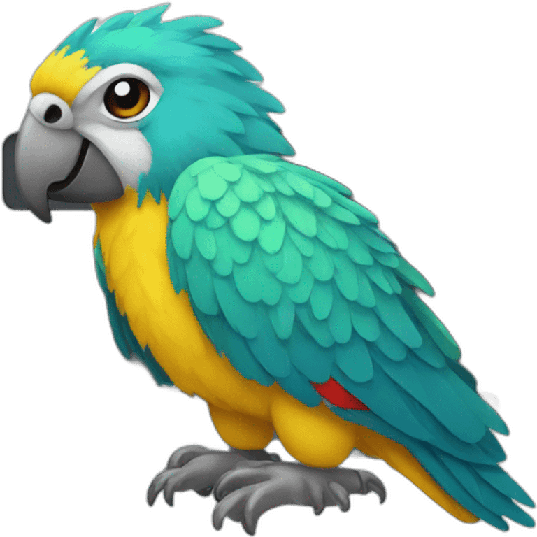 parrot in keyboard emoji