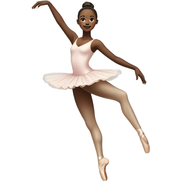 Ballet dancer wearing thigh highs emoji