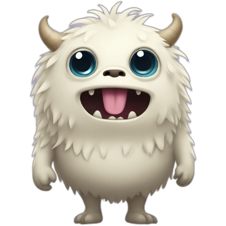 monster cute cartoon funny creature emoji