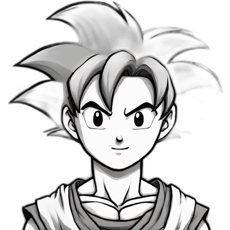 Goku manga emoji