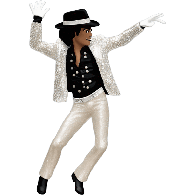 Micheal jackson dancing emoji