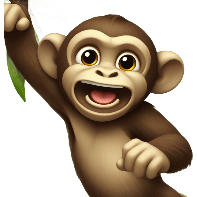 funny monkey emoji