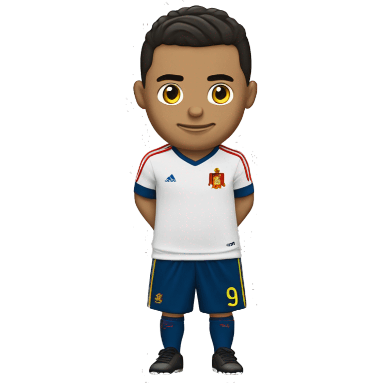 Ronaldo con la camiseta de españa emoji