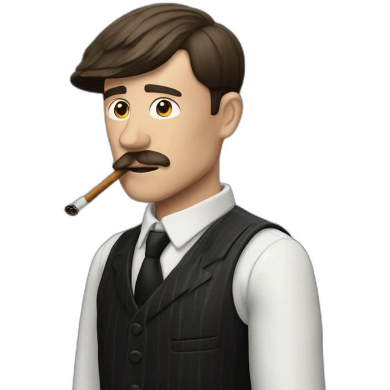 Tom Shelby smoking  emoji