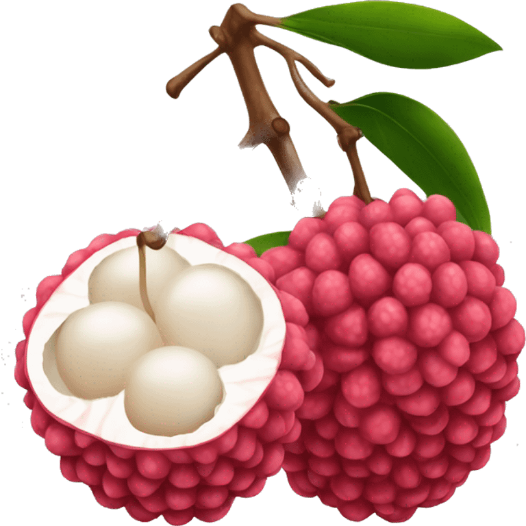 Lychee emoji