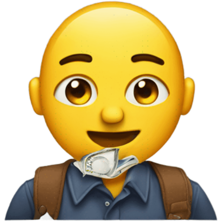 A person pulling out his pocket  emoji