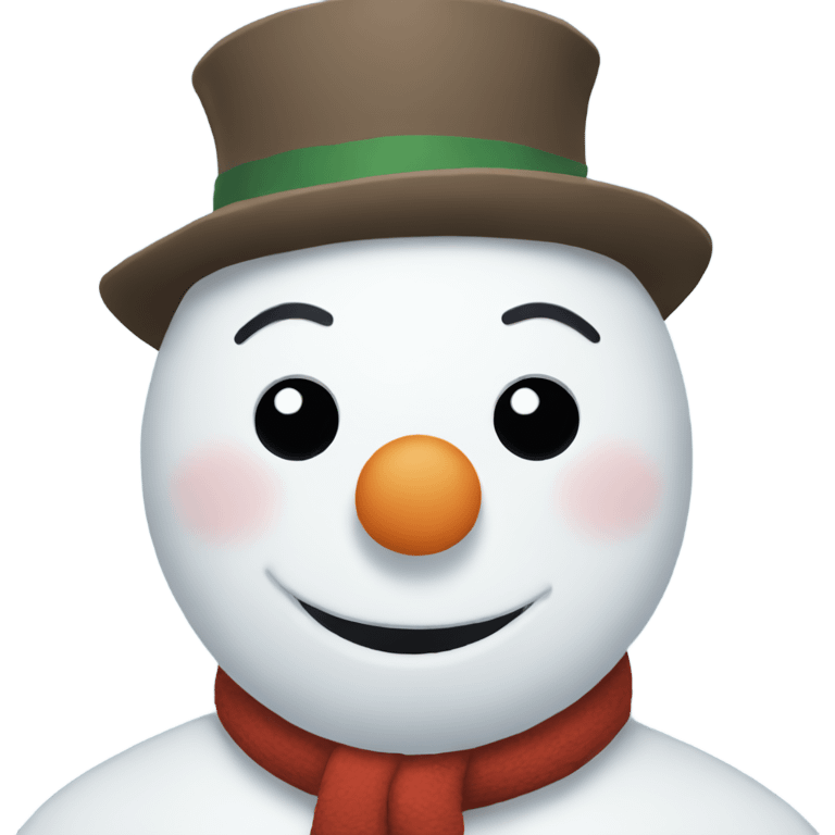 a snowman  emoji