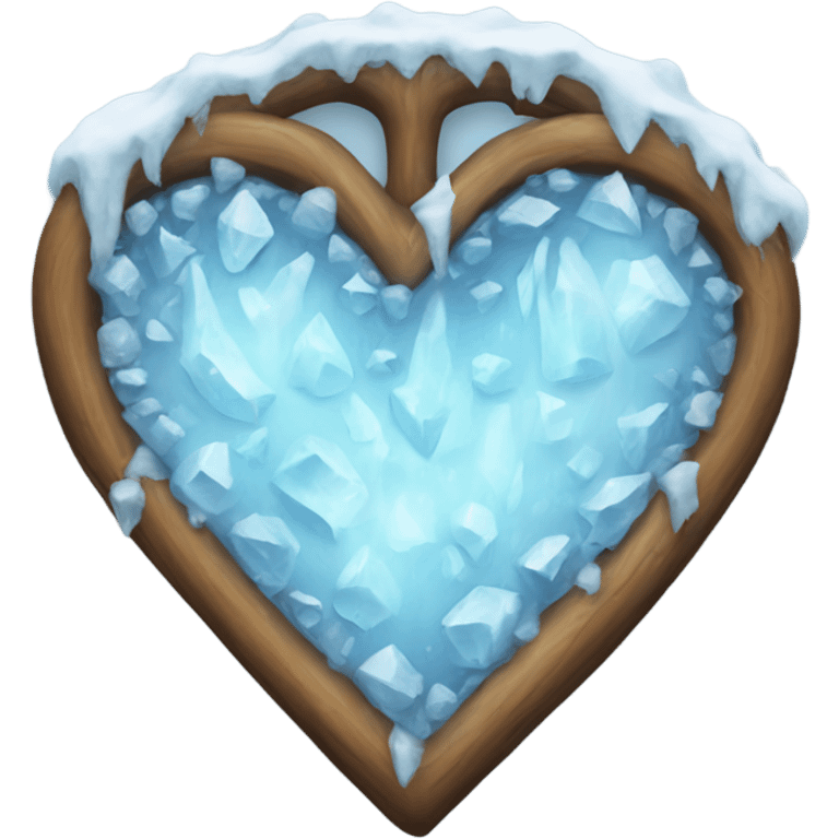 hearth made of ice emoji