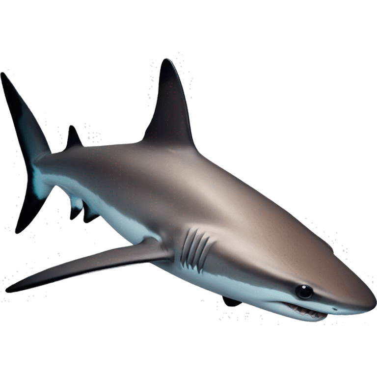 Black tip reef shark emoji