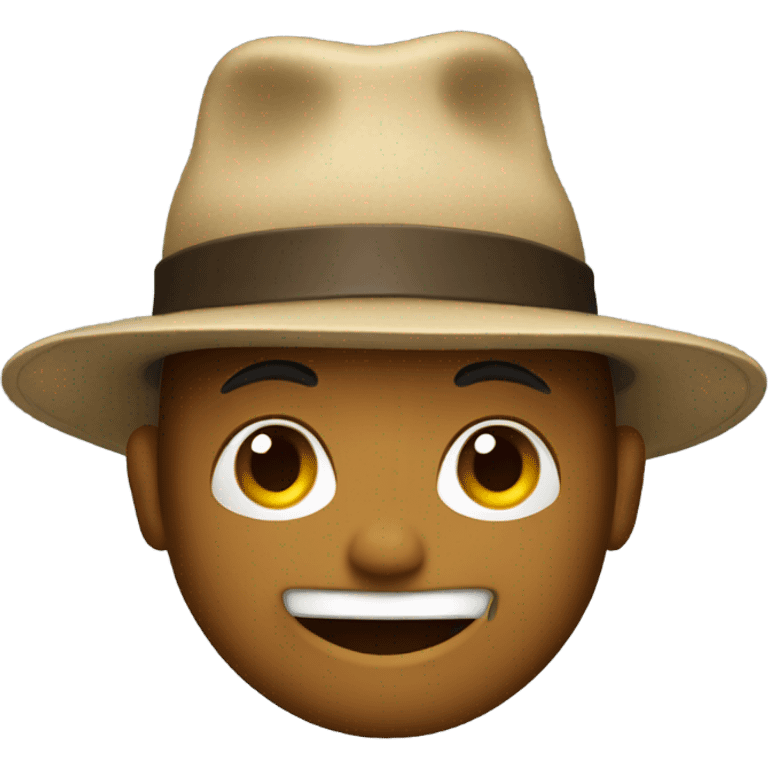 Me wearing a hat emoji