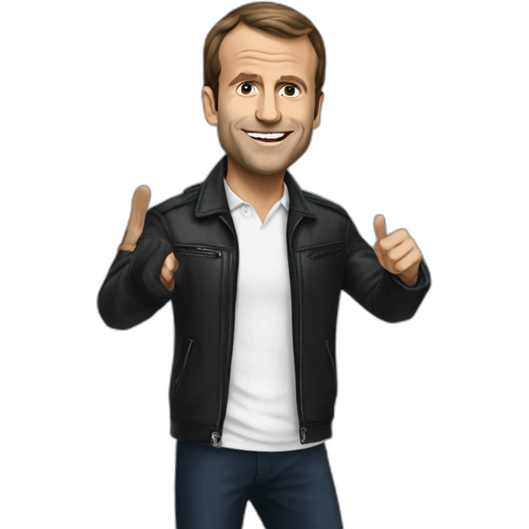 Macron rockstar emoji