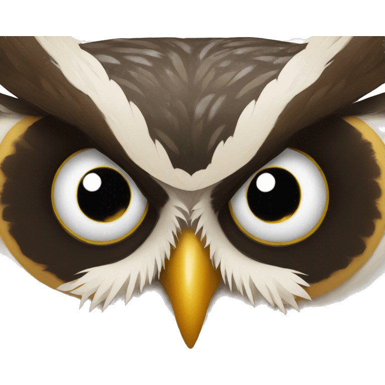 upside down owl emoji