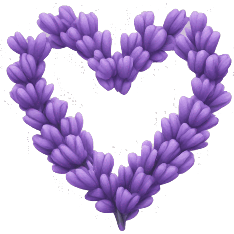 Lavender heart emoji