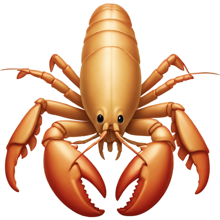 Beige lobster emoji