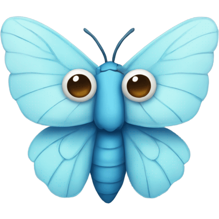 Blue Cute moth emoji