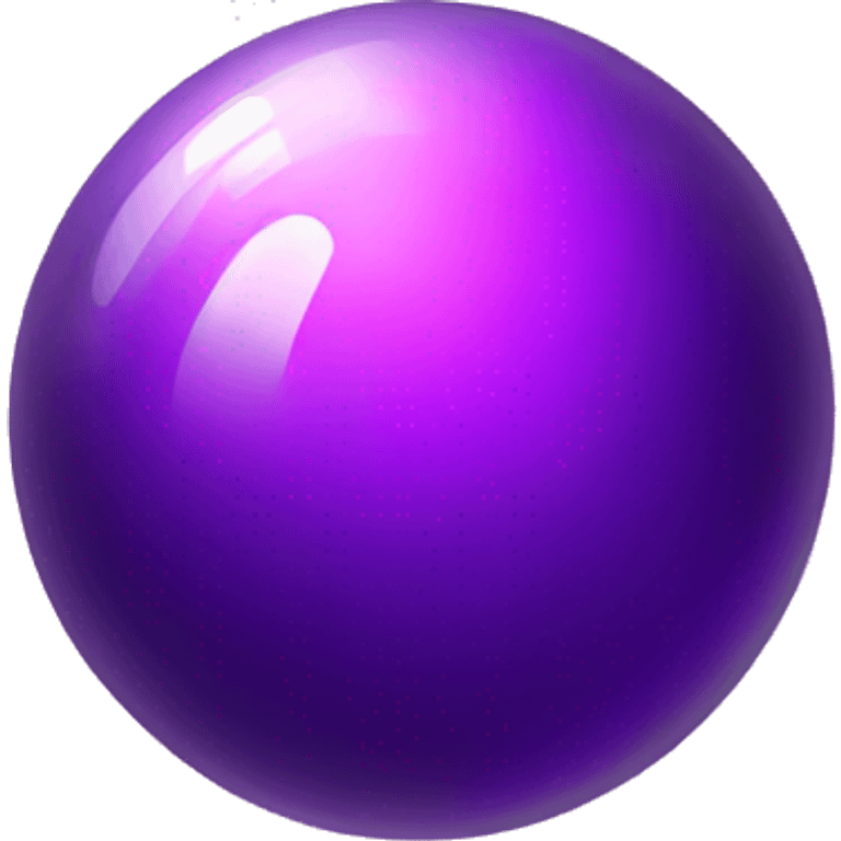 Purple magical orb sphere emoji