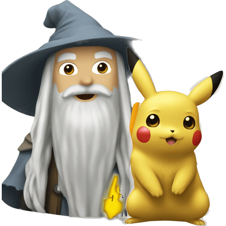 Pikachu Gandalf  emoji