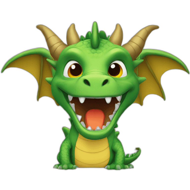 Dragon qui pleure emoji