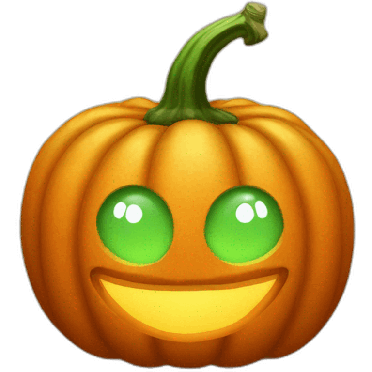 pumpkin bright onange emoji