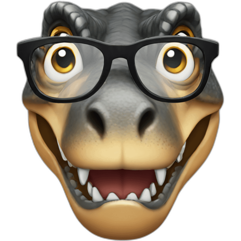 trex glasses emojis emoji