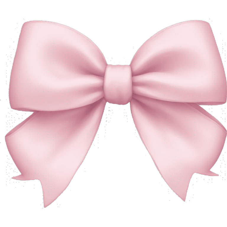 Pale Pink bow emoji