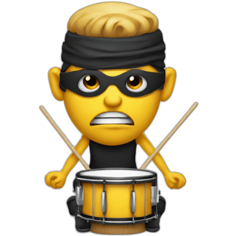 One eyed cyclops drummer emoji