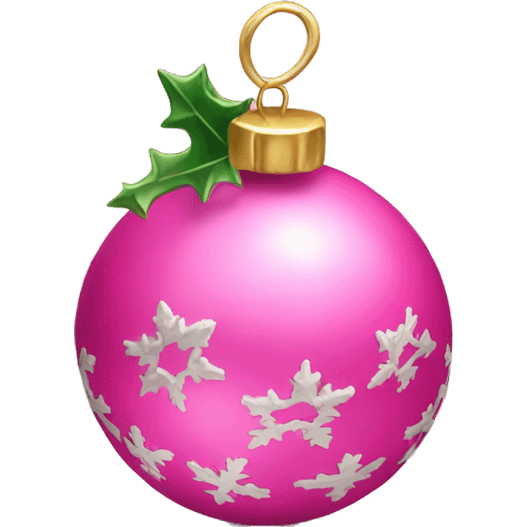 pink christmas  emoji