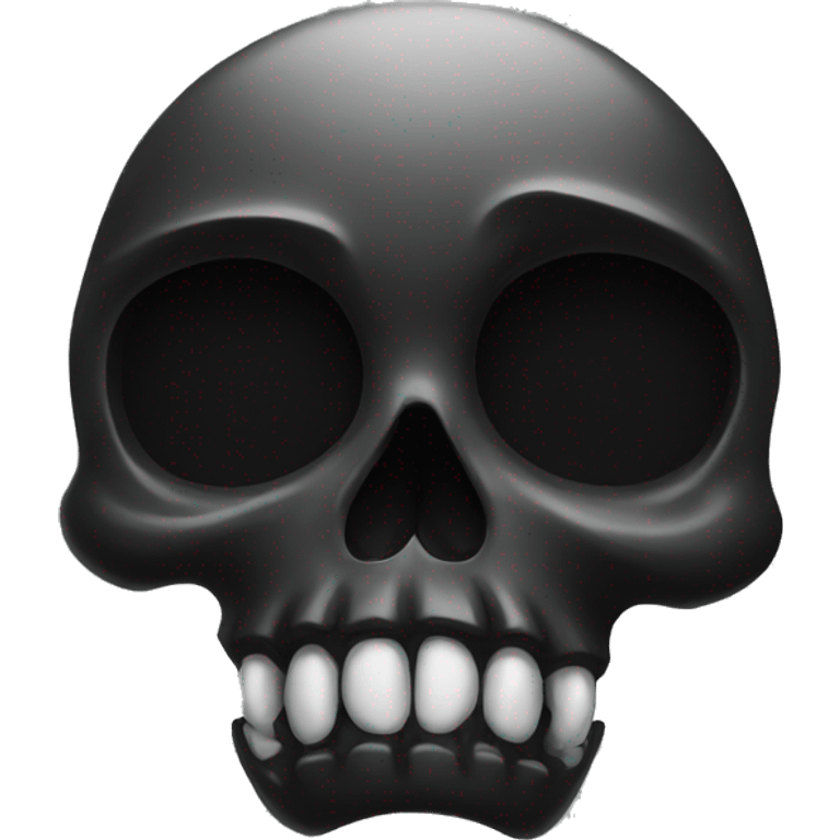 Black skull  emoji