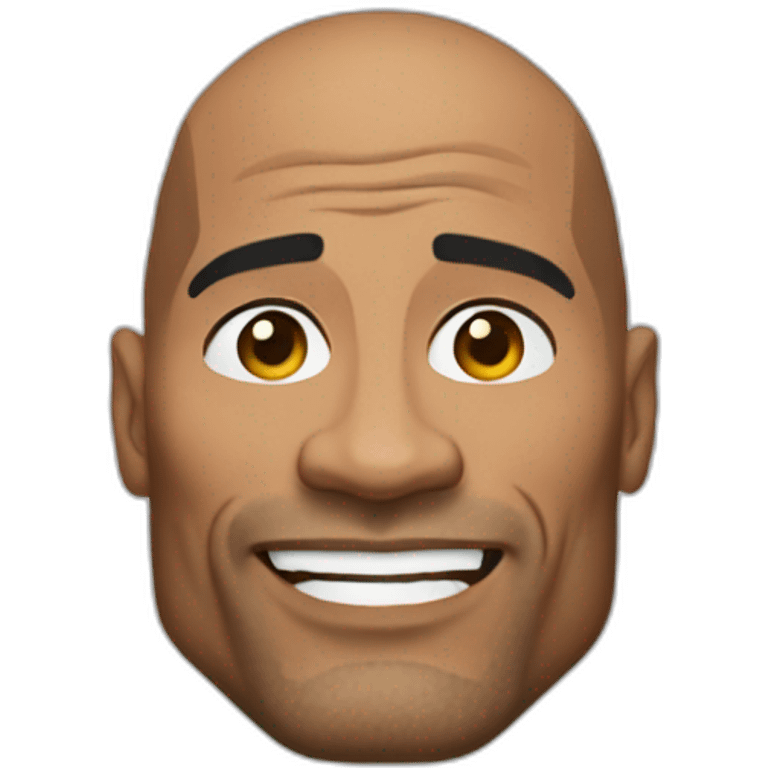 Dwayne johnson on pc emoji