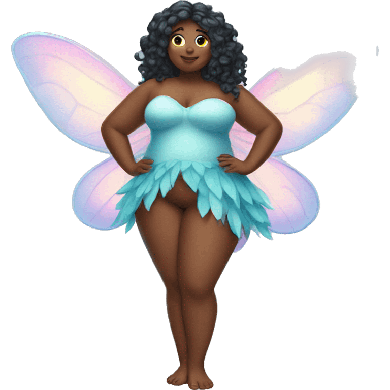 curvy fairy emoji