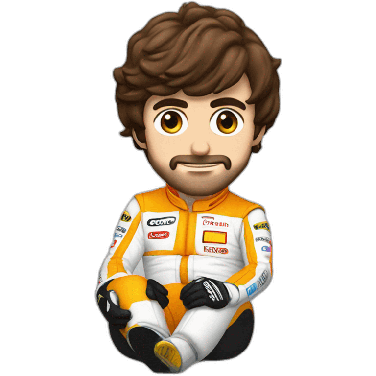 Fernando Alonso con un Seat 600 emoji