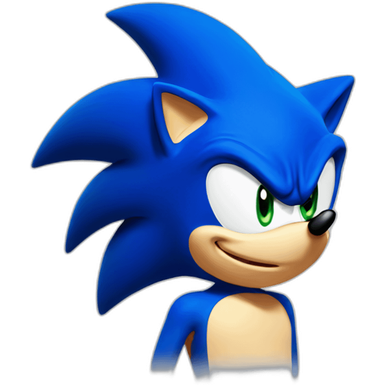 Sonic the hedgehog emoji