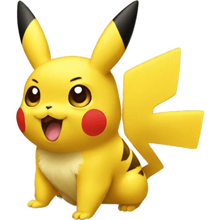 Pikachu working emoji