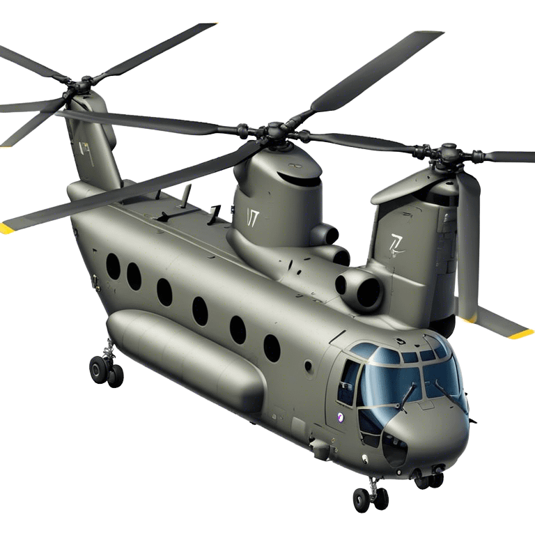 CH-47 Chinook Helicopter - boeing emoji