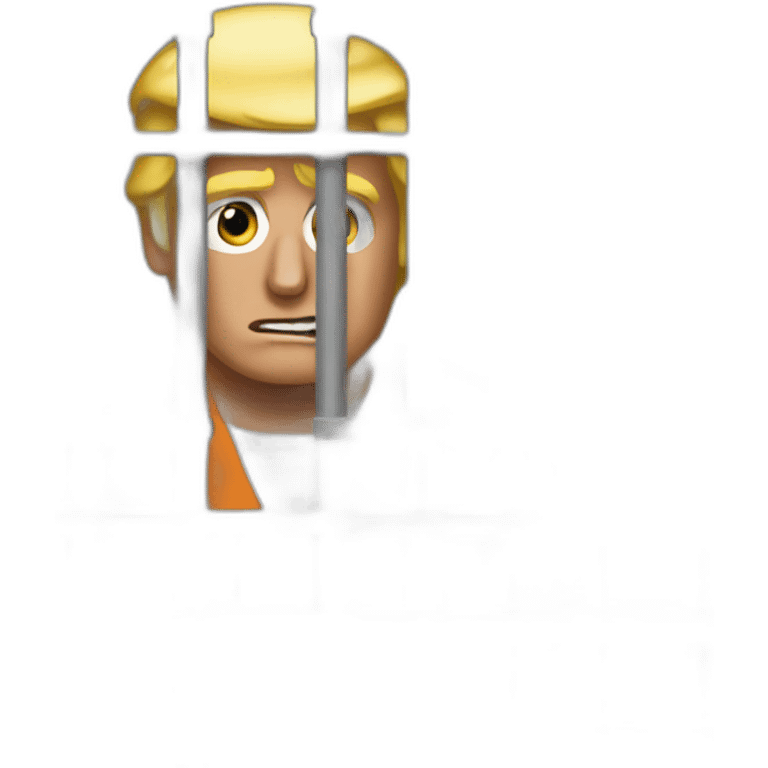 Donald trump in jail emoji