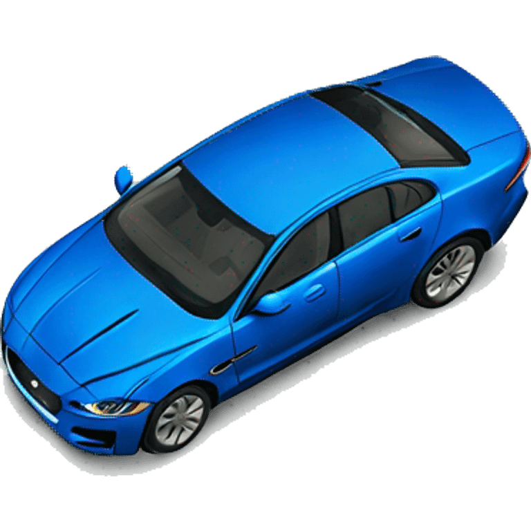 jaguar XE 2020 blue emoji